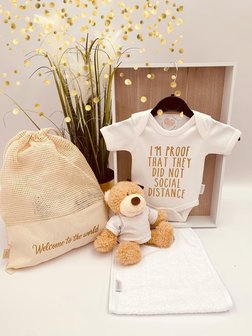 Baby geschenkset &quot;Welcome to the world&quot;