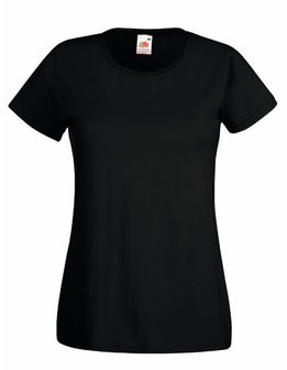 Dames t-shirt zwart