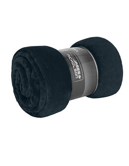 fleece deken superzacht 180x130 - donkerblauw