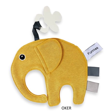 Labeldoekje Olifant  voor tutje