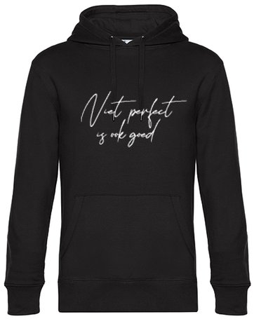 Hoodie unisex niet perfect is ook goed