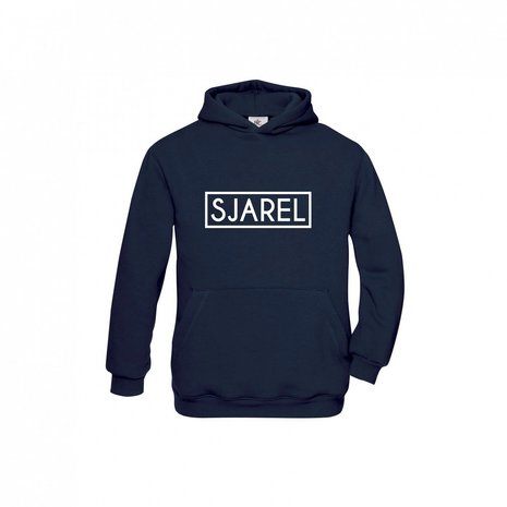 Hoodie kinderen  met opdruk sjarel