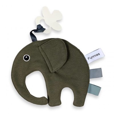 Labeldoekje Olifant voor tutje