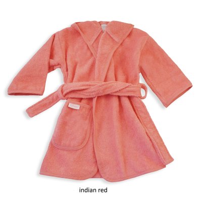 Badjas indian red geborduurd met naam