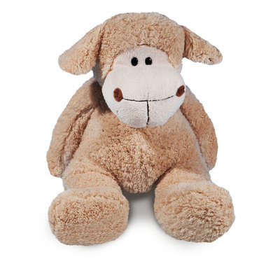 Knuffel schaap 'Ecru' 30 cm met bedrukt t-shirt