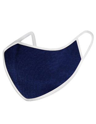 Mondmasker marine kinder/dames model 3 stuks blanco