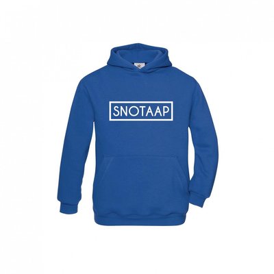 Hoodie kinderen  met opdruk snotaap