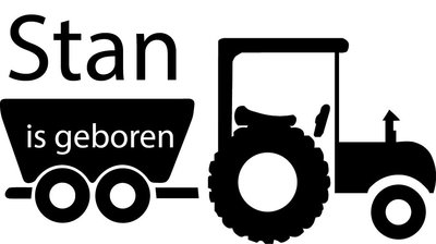 Sticker Tractor