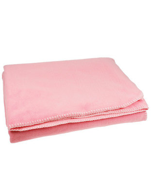 fleece deken licht roos