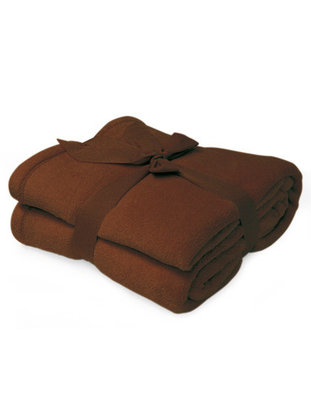 fleece deken superzacht bruin