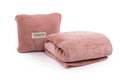  Cosy Pack: kussentje + deken mauve