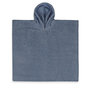 Poncho grey blue