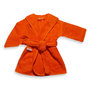 Badjas oranje geborduurd met naam