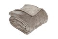  Fleece deken superzacht microflannel taupe