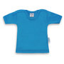 T-shirt turquoise met korte mouwen 