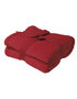 fleece deken superzacht bordeaux