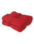 fleece deken superzacht rood